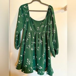 Abercrombie & Fitch Long sleeve babydoll dress